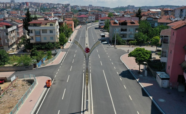 Darıca Cengiz Topel Caddesi’ne son dokunuş