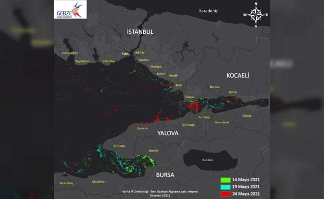 GTÜ müsilajın haritasını çıkardı