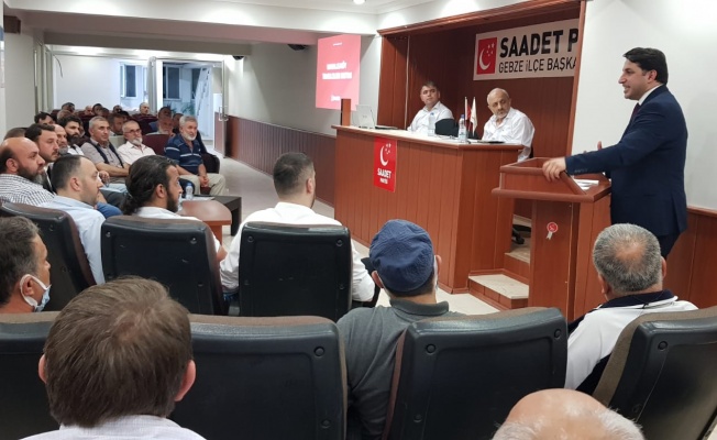 Saadet Partisi'nde eğitim toplantısı