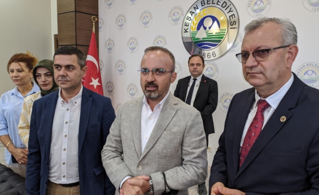 AK Parti Grup Başkanvekili Bülent Turan, Edirne'de konuştu: