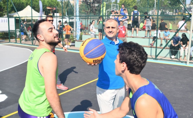 Çayırova'da sokak basketbolu heyecanı