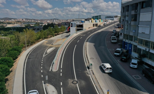 Çayırova Fatih Caddesi'ne modern yol