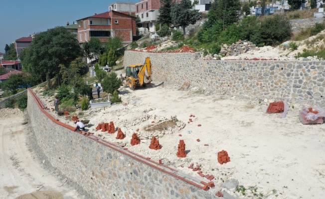 Dilovası Orhangazi Mezarlığı’nda çalışmalar sürüyor