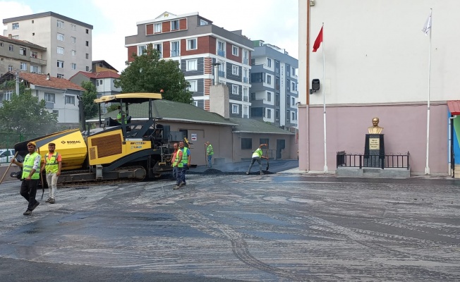 Ekiplerden Okullarda Bakım Çalışmaları