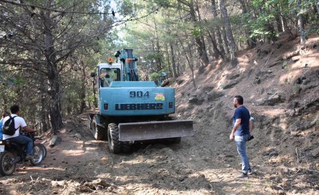 Kazdağları'ndaki soğutma çalışmaları devam ediyor