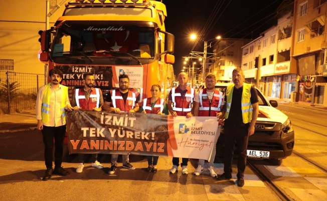 Manavgat’a yardım  tırı yola çıktı