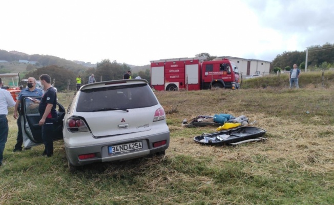 Otomobilin yoldan çıktı: 5 kişi yaralandı