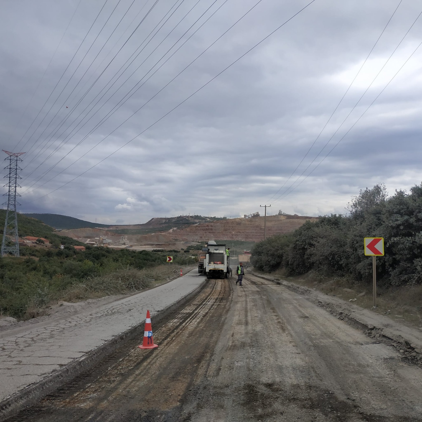 Çerkeşli–Tavşancıl yolu yenileniyor