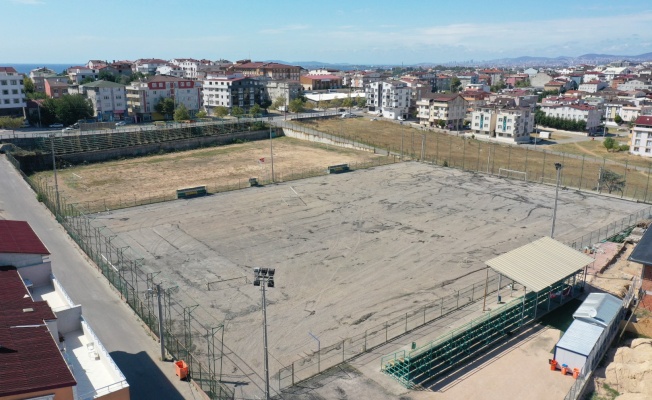 Darıca Nene Hatun Stadında hummalı çalışma