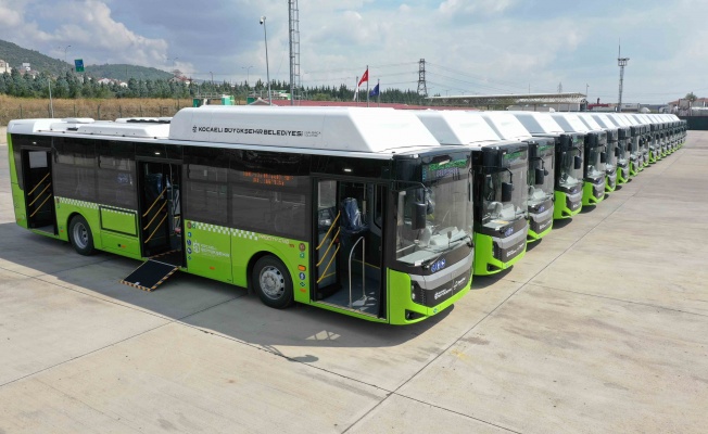 Kocaeli’nin yeni otobüsleri geldi