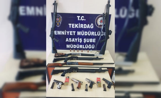 Tekirdağ'da asayiş operasyonunda 10 şüpheli yakalandı