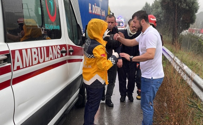 Anadolu Otoyolu'nda zincirleme kaza nedeniyle Ankara istikameti ulaşıma kapandı