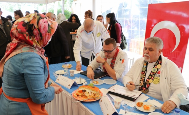 Edirne'de Karaağaç Kabak Festivali'nde yemek yarışması düzenlendi