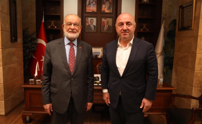 Karamollaoğlu, Başkan Bıyık'la görüştü