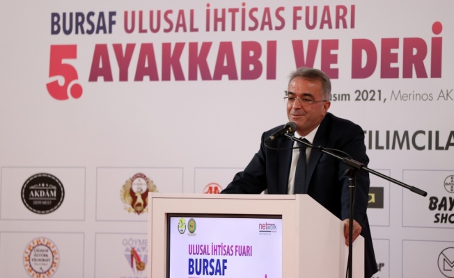 5. BURSAF Ayakkabı ve Deri Ürünleri Fuarı başladı