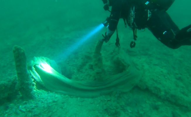 Çanakkale Boğazı'ndan 250 kilogram hayalet ağ temizlendi