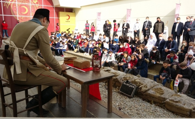 Çanakkale'deki Kızılay Ağadere Müzesi'nde 