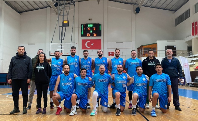 ÇESK Basketbol farklı kazandı