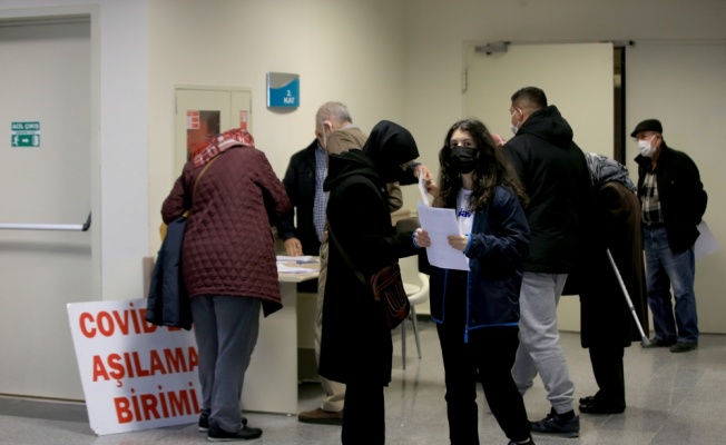 Trakya'da aşı merkezlerinde 