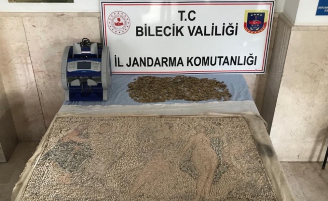 Bilecik'teki tarihi eser operasyonunda 9 şüpheli yakalandı