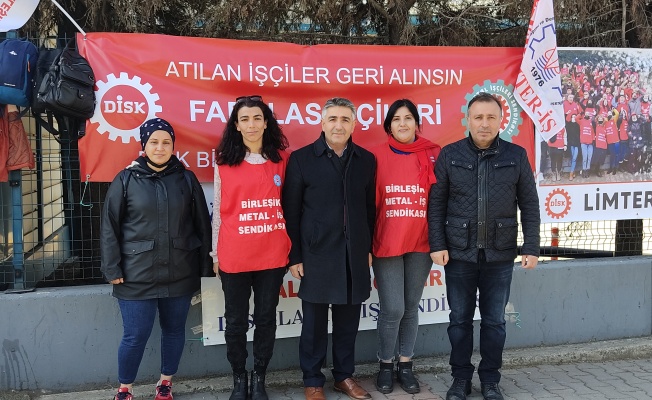 Sait Aydın’dan Farplas işçilerine destek