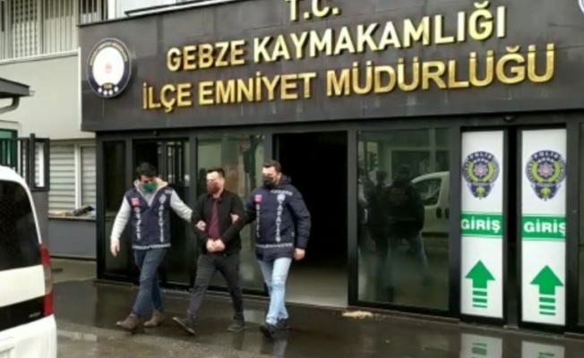 Gebze'de  yakalandı