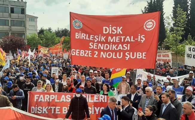 Gebze'de coşkulu 1 Mayıs