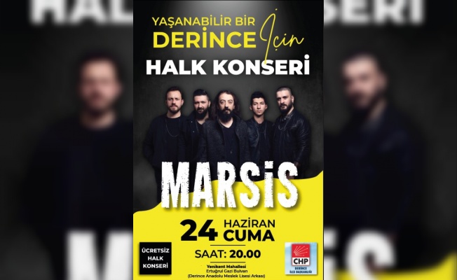 CHP Derince'den konser