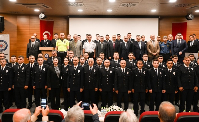 Kocaeli Emniyetinde 45 personel terfi etti