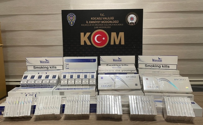 1030 paket kaçak sigara ele geçirildi!