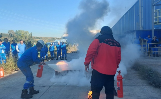 İtfaiyeden Posco Assan’a İRAP kapsamında eğitim