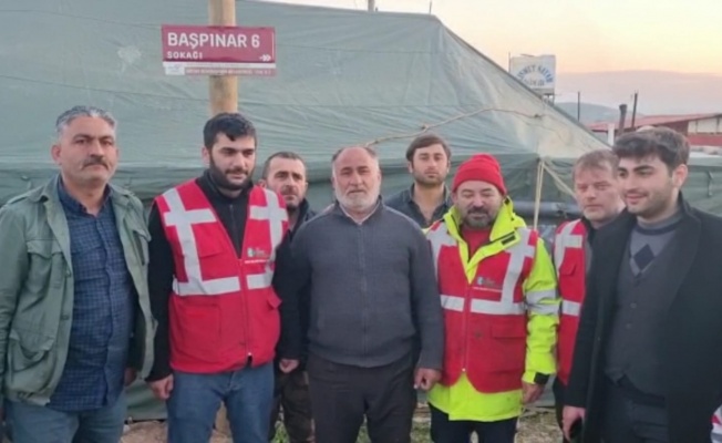 Depremzede vatandaştan İZBAK’a teşekkür