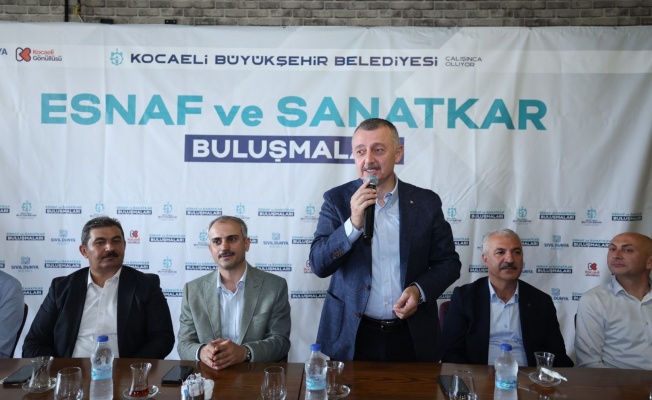 Büyükakın, Çayırova esnafıyla buluştu