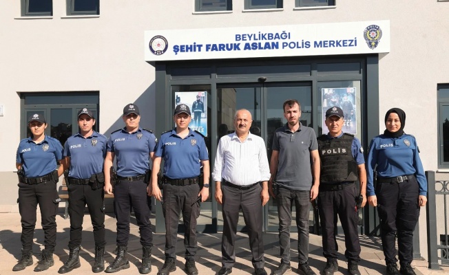 Büyükgöz polis merkezini ziyaret etti