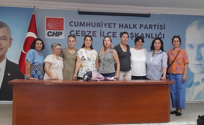 CHP Gebze Kadın Kolları Görev Dağılımı Yaptı