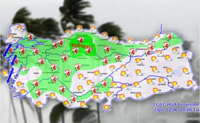 Meteoroloji'den 'kuvvetli' uyarı!