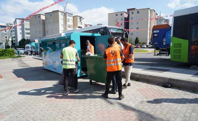 Atıklar geri dönüşüme kazandırılıyor