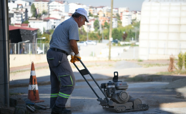 Fen işleri ekiplerinden hummalı çalışma