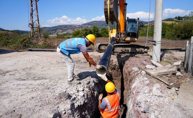 İSU'dan  Karamürsel'de altyapı imalatı