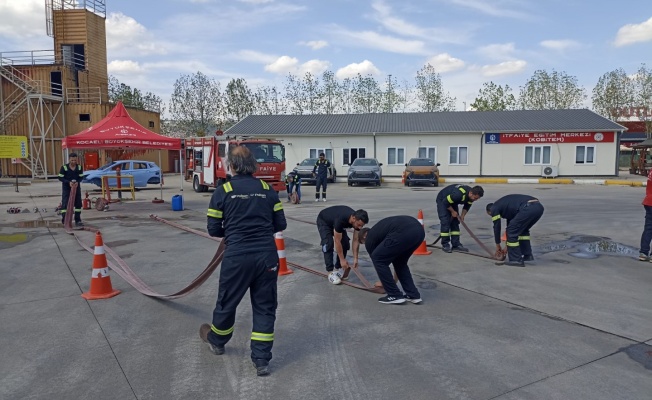 İtfaiyeden Polisan acil durum ekiplerine eğitim