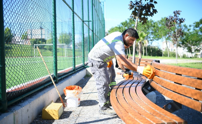 Mesire alanları ve parklarda bakım çalışması