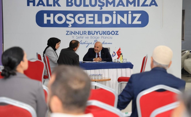 Büyükgöz, halk buluşmalarına devam ediyor