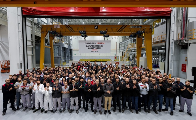 Anadolu Isuzu’nun Full Kataforez Tesisi Faaliyete Başladı