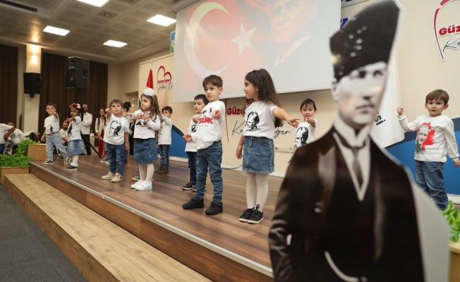 Minikler Cumhuriyetin 101’nci yılını coşkuyla kutladı