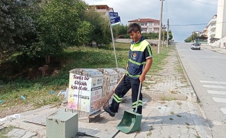 Temizlik görevlisi hayata döndürdü