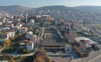 Dilovası katlı otoparkta çalışmalar sürüyor