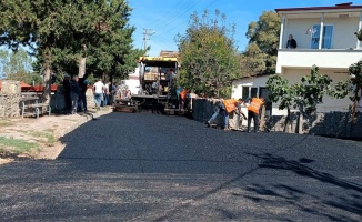 Ahatlı Köyü’nde üstyapı tamamlandı