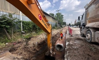 İSU'dan yeni yağmur suyu hattı