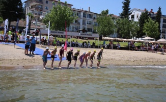 Karamürsel’de Triatlon Lig yarışları nefes kesti