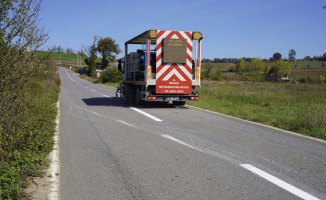 Büyükşehir’den İzmit’te 13 bin metre yol çizgisi